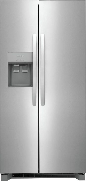 Frigidaire FRSS2323AS 22 Cu. Ft. 33" Standard-Depth Side by Side Refrigerator, Stainless Steel