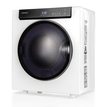 Resenkos 2.6 Cu.ft Compact Clothes Dryer with Touch Panel and 2 Modes, Portable Clothes Dryer, Compact Dryer for laundry