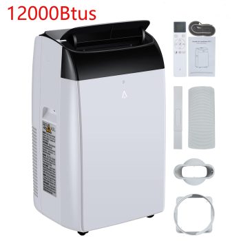 WhizMax 12000Btu Portable Air Conditioners 3-IN-1 Low Noise AC Unit With Dehumidifier & Fan