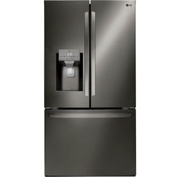 LG LRFS28XBD 27.7 Cu. Ft. Black Stainless Steel French Door Smart Refrigerator