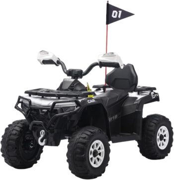 Historyli Powered Ride Ons,12V 4 Wheeler ATV,Ride on Eletric Motorcycle,2-Seater Electric Vehicle Toy Car with High&Low Speed,Music,Led Lights for 3-8 Years