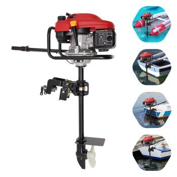Anqidi 4-Stroke Outboard Motor Boat Engine 200CC 3.5KW 3600Rpm Heavy Duty Fishing Boat Engine CDI Air Cooling System