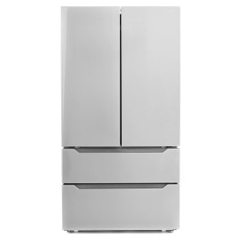 22.5 cu. ft. 4-Door French Door Refrigerator in Stainless Steel