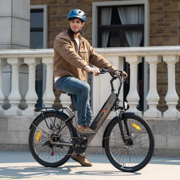 5TH WHEEL W18B Electric Bike for Adult with 350W Motor, 26" Electric Mountain Bike with 36V 10.4Ah Removable Battery Ebike, Electric Bicycle with 7 Speed, UL2849