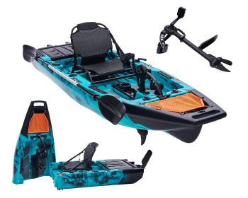 LUXOAK Modular Fishing Kayak with Drive System & Durable Hdpe, Customizable Lightweight Sit-on-Top Kayak for Leisure & Commercial, 420lbs Capacity