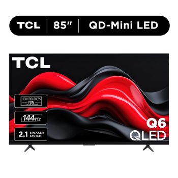 TCL 85 Class Q6 4K UHD HDR QLED Smart TV with Google TV (2024)
