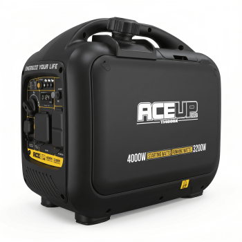 Aceup Energy 4000W Gasonline Inverter Generator,Quiet & Portable,Long-Lasting Power, RV Ready,Hurricane,Tropical Storm & Outage 4000W Peak, 3200W Rated| TI4000X-1