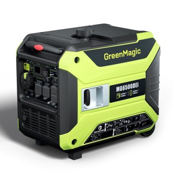 Greenmagic Dual Fuel Generator 5300W Rated/6500W Peak (Gas)- Quiet gasoline Propane Generators Clean Sine Wave Power Capable for Camping Home Backup Use RV Outdoor