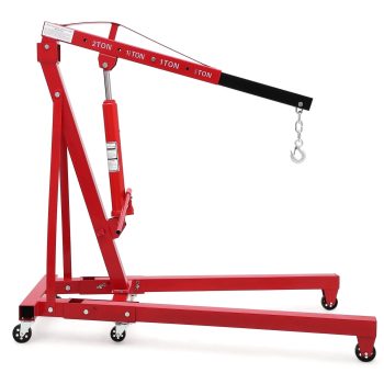 Riedhoff Hydraulic Engine Hoist, 2 Ton Capacity, Folding Design, 4400 lbs, 16621016360