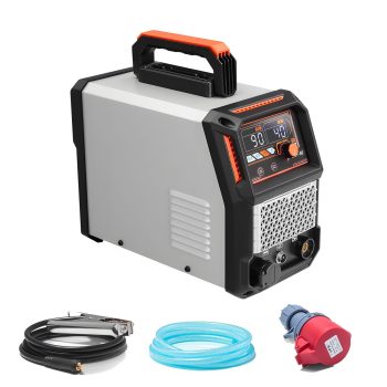 50A Plasma Cutting Machine with Digital Display, 110V/220V Dual Voltage IGBT Inverter - Adjustable PA/PT Time&2T/4T Function for Metal Cutting, Home and Workshop Use
