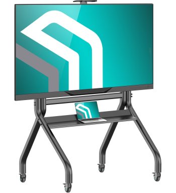 ONKRON Mobile TV Stand for 60-120 TV up to 265 lbs, Heavy Duty Adjustable, 45 long, max VESA 1000x600