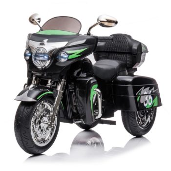 DNWRZCJXY 12V Kids Electric Motorcycle for Ages 3-8 | ASTM/CPC Certified 3-Wheel Ride-On Toy with 1-Hour Battery & Bluetooth|Max 100lbs|