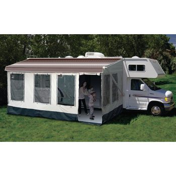 Carefree 211000A Buena Vista Gray, RV Screen Room for Awning
