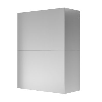 SINDA Outdoor Range Hood Chimney Extension, Adjustable Telescoping 304 Stainless Steel Vent Cover and Duct Enclosure for Wall-Mount Outdoor Kitchen Hoods, 2244 Inch