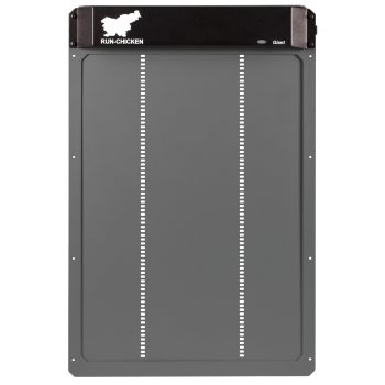 RUN-CHICKEN Door GIANT (Gray) - Automatic Turkey Coop Door Opener with Timer