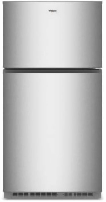 Whirlpool 33-inch Wide Top Freezer Refrigerator, Stainless Steel