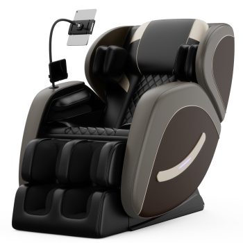 HSUNNS Massage Chair, Full Body Air Pressure Massage Recliner Chair with Stretch Leg and Built-In Rollers Base, Zero Gravity Massage, 6 Massage Rollers, Portable Stand