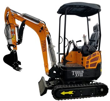 TYPHON Terror XVIII Mini Excavator 4000lbs Digger with 0.03 Cbm Bucket for Construction