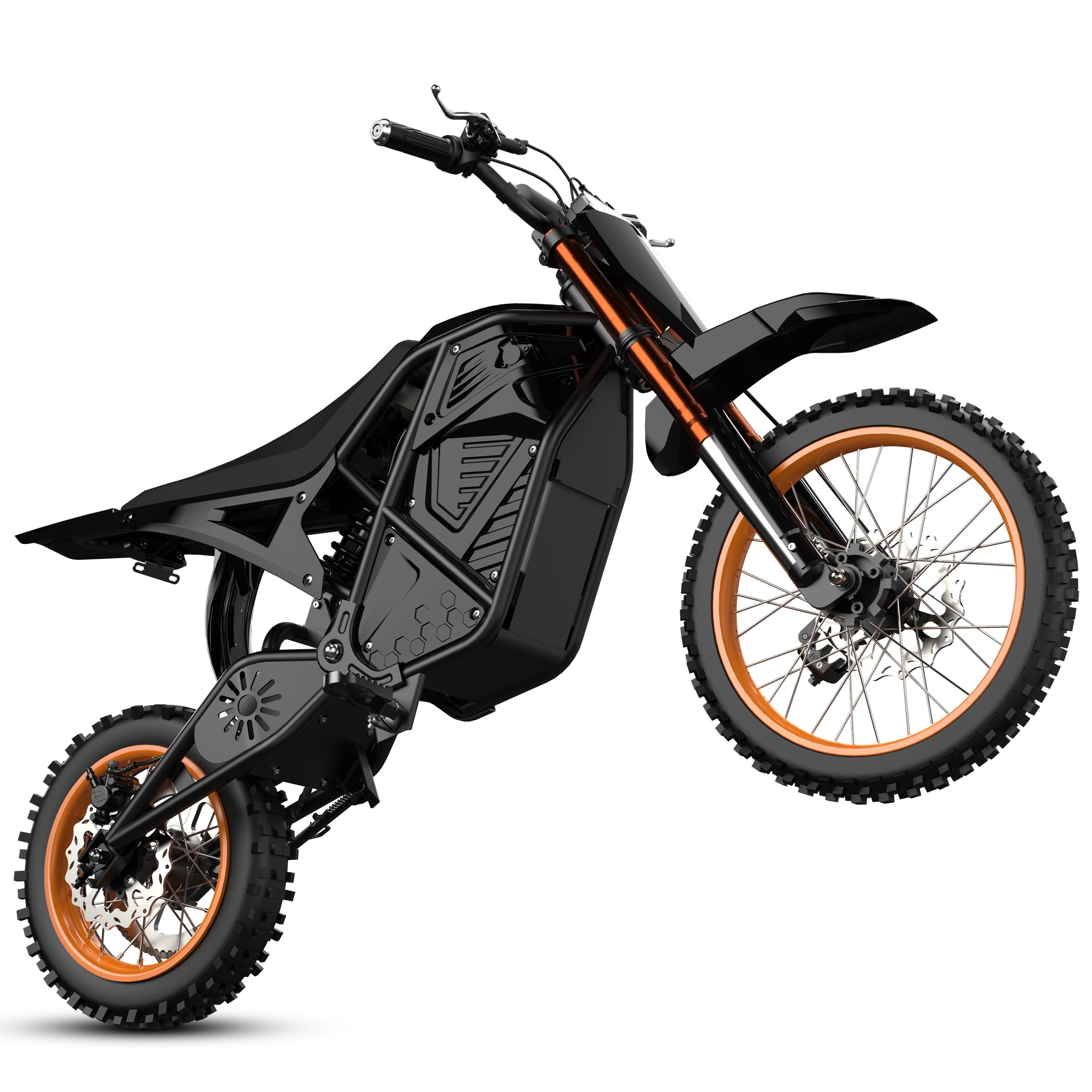 ESKUTE Novamini Electric Dirt Bike for Teens & Adults, 3500W Peak Mid-Drive Motor, 38 MPH Off-Road, 48V 23Ah Battery, 14"/12" Wheels, Hydraulic Dual Shock Suspension, UL2849