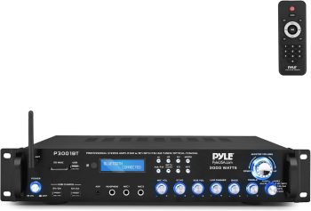 Pyle 3,000 Watt Multi Channel Bluetooth Home Theater Hybrid Amplifier Receiver