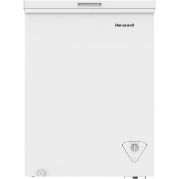 Honeywell 5 Cu. ft. Chest Freezer with Storage Basket in White