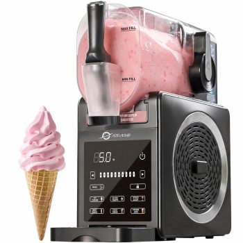 Astralship 85oz Frozen Drink Machine with 7 Presets, Slushie Machine with Soft Serve Ice Cream Mode, Slushy Maker for Home , Auto Rinse, Low-Sugar & Alcohol Alerts – for Slush, Milkshakes, Margaritas