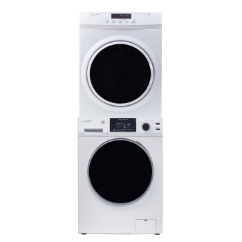 Equator APARTMENT STACKABLE 110V EW 826 Washer 1.6cf + ED 860 Vented Dryer 3.5cf