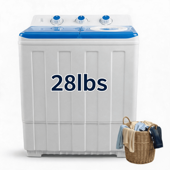 Vornic 28Lbs High-Efficiency Top Load Portable Washing Machines with Impeller