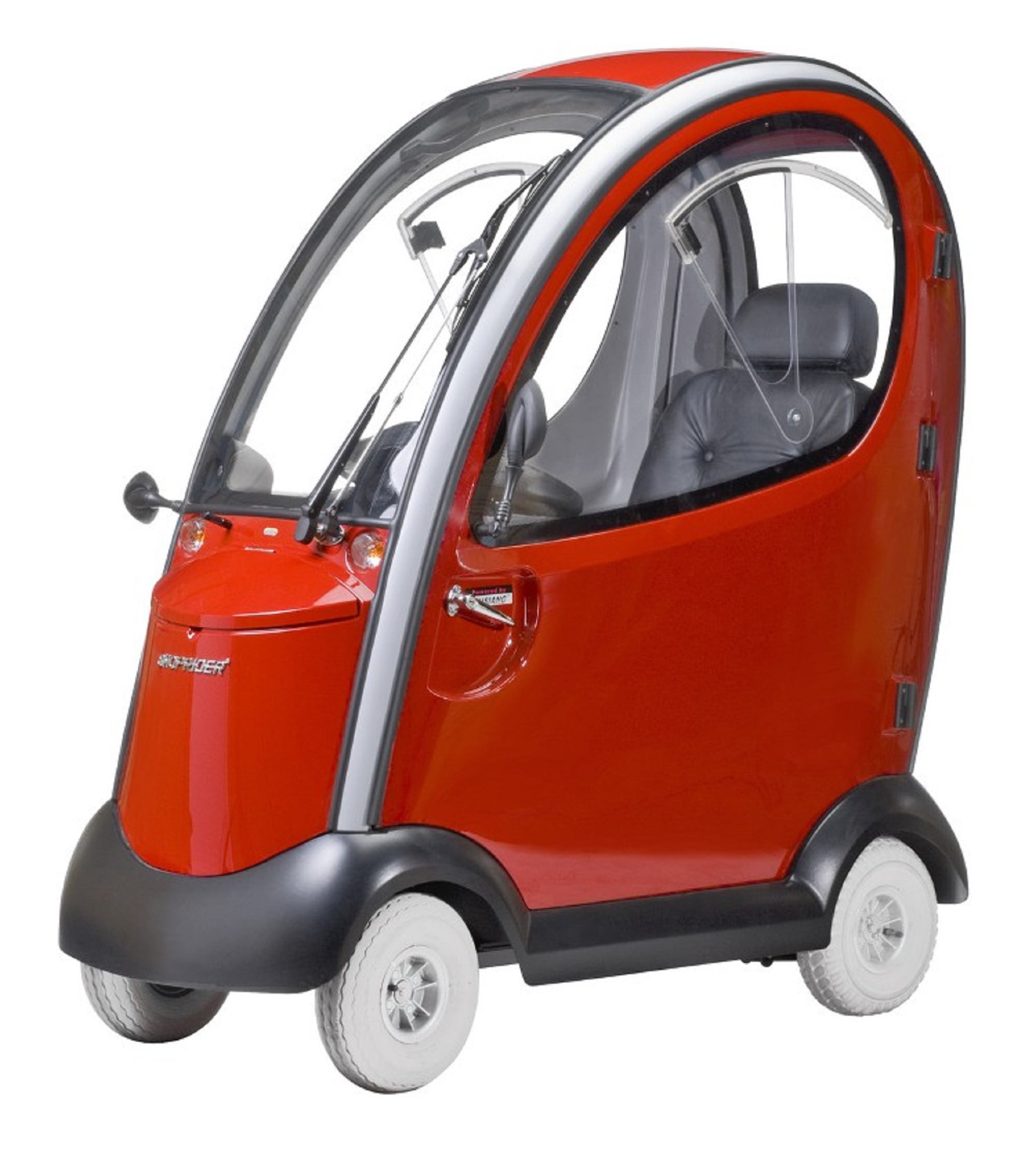 Shoprider - Flagship - Mid-Size Fully Enclosed Scooter - 4-Wheel - Red - PHILLIPS POWER PACKAGE TM - $500 VALUE