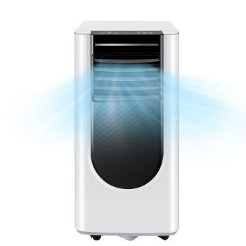 WANAI 8,000 BTU ASHARE Portable Air Conditioner,Built-in Dehumidifier & Fan Mode, Remote Control and Window Installation Kit Included, LED Display