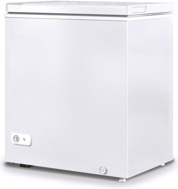 Muhub 7.0 Cu Ft Chest Freezer, Deep Freezer with Removable Baskets, Adjustable Temperature,White