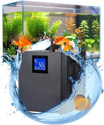 Ecojoy 1/3 HP Aquarium Chiller Water Chiller Hydroponic Tank Cooler With Remote