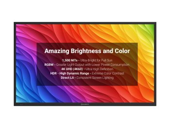 SunBriteTV SB-FS-49-BL - 49" Diagonal Class Solis Series LED-backlit LCD TV outdoor - full sun - Smart TV - webOS - 4K UHD (2160p) 3840 x 2160 - HDR - Direct LED - black