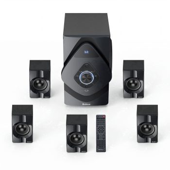 Bobtot Surround Sound Systems Wireless Rear Satellite Speakers - 800W 6.5inch Subwoofer 5.1/2.1 Channel Home Theater Systems with ARC Optical Bluetooth Input