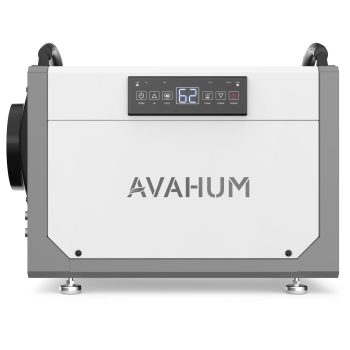 AVAHUM 113 Pints Commercial Dehumidifier with Pump for 3,000 sq. ft. Crawl Space, Basement and Job Sites