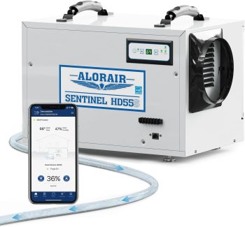 ALORAIR Crawl Space Dehumidifiers, 120 PPD Energy Star Wi-Fi APP Controls Crawlspace Dehumidifiers, Auto Defrost Basement Commercial Dehumidifiers