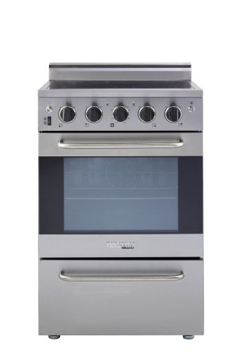 Unique Appliances Prestige 24" 2.3 Cu ft Freestanding Electric Range, Stainless Steel