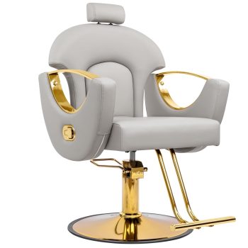 Professional Salon Styling Chair – Reclining Barber Chair with 360° Swivel & Heavy-Duty Hydraulic Pump