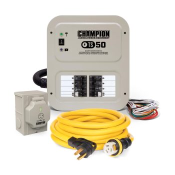 Champion Power Equipment 50Amps 240 Volts Manual Transfer Electrical Switch