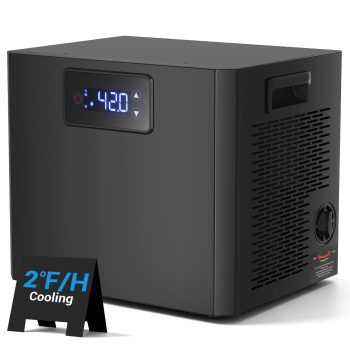 XUTUMM Cold Plunge Chiller with Filter, Ice Bath Water Chiller for Cold Plunge with Submersible Water Pump, Insulated Hoses, Ideal for Cold Therapy Recovery