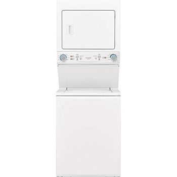 Frigidaire FLCG7522AW 27" Gas Laundry Center with 3.9 cu. ft. Washer Capacity, 5.6 cu. ft. Dry Capacity, 10 Wash Cycles, 10 Dry Cycles, in White