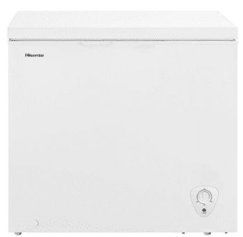 Hisense 7 Cu Ft Chest Freezer White - compact, Energy-efficient freezer ideal for bulk food storage in homes, garages, and small spaces