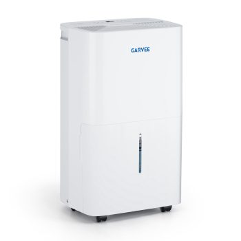 50 Pint Dehumidifier for up to 5,500 Sq Ft, Reusable Air Filter & 2.4 Gal Tank, Compact for Home Basement Large Rooms Bathroom