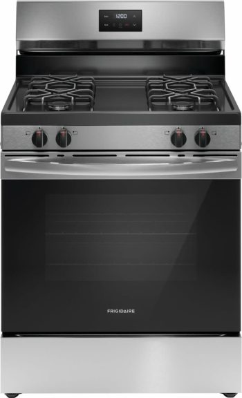 Frigidaire Fcrg3051b 30" Wide 5.1 Cu. Ft. Free Standing Gas Range - Stainless Steel