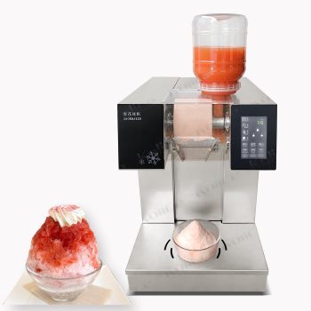 Kolice Commercial Automatic Snowflake Ice Maker, Shaved Ice Machine, Ice Crusher Shaver -245kgs/Day, Water Cooling,Refrigerated by Compressor