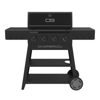 Charbroil Performance Series FlavorMax 4-Burner Cart Gas Grill, Blackout
