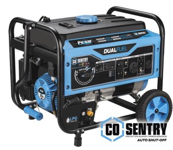 Pulsar Products Inc Dual Fuel Portable Power Generator 5250 Peak Watts 224cc Engine
