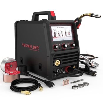 YesWelder Firstess DP200 Dual Pulse MIG Welder with 7" LCD, Dual Voltage