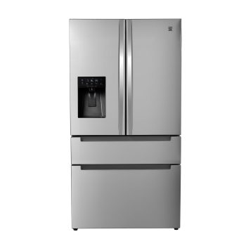 Kenmore French Door Refrigerator 25.6 cu ft with Flex Drawer, Dual Evaporator Cooling, Ice & Water Dispenser, Stainless Steel