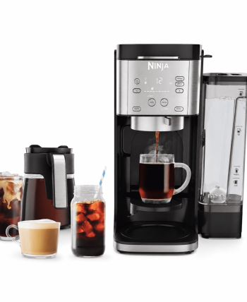 Ninja DualBrew Coffee Maker Grounds & Pods Hot & Iced, Rapid Cold Brew
